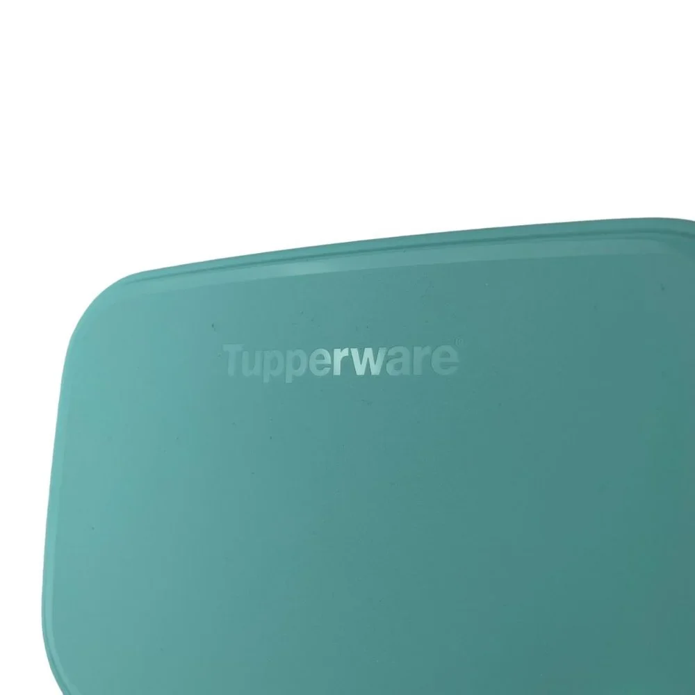 Tupperware Lunch It Divided Container Blue 2 Sections‎ w/Lid 590 ml
